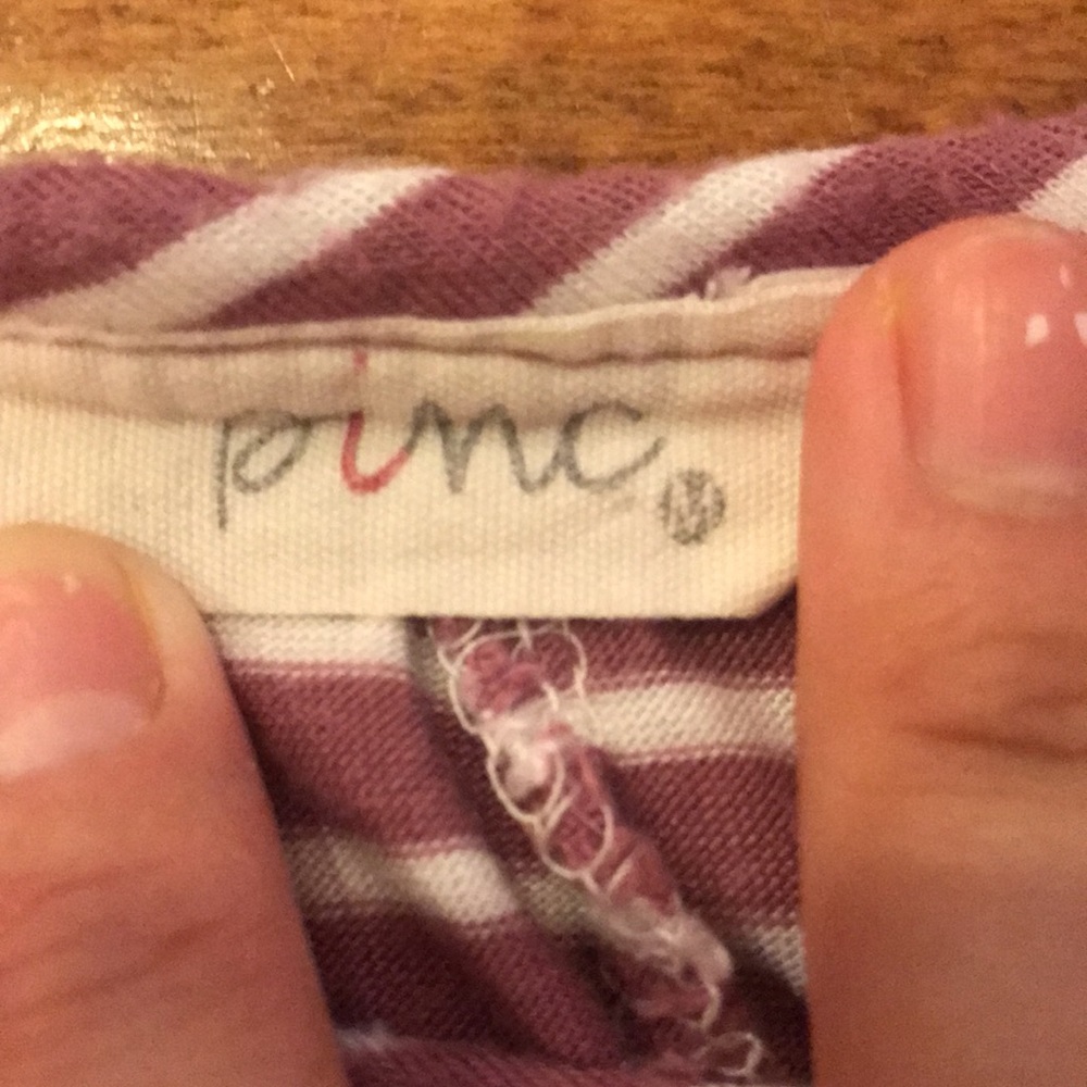 Pinc Striped Dress - Picture 2 of 3